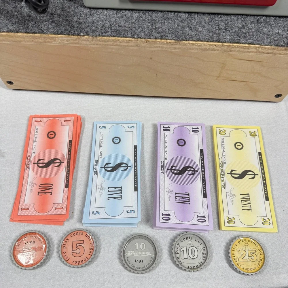 Target Electronic Toy Cash Register Scanner Sounds Play Money Working Checkout